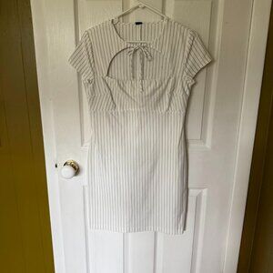 NWT Wild Fable Striped Cut Out Mini Dress